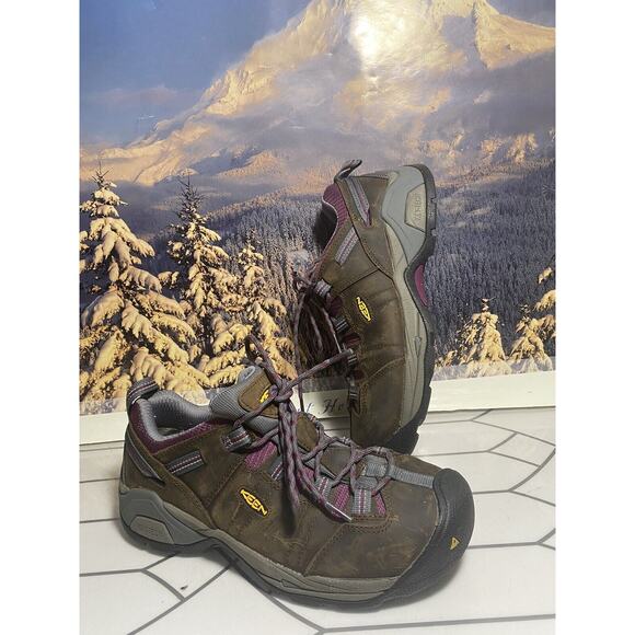 KEEN Womens Steel Toe Work Safety Low Shoe Hiking Size 10 M ASTM f2413-11 - Picture 3 of 10